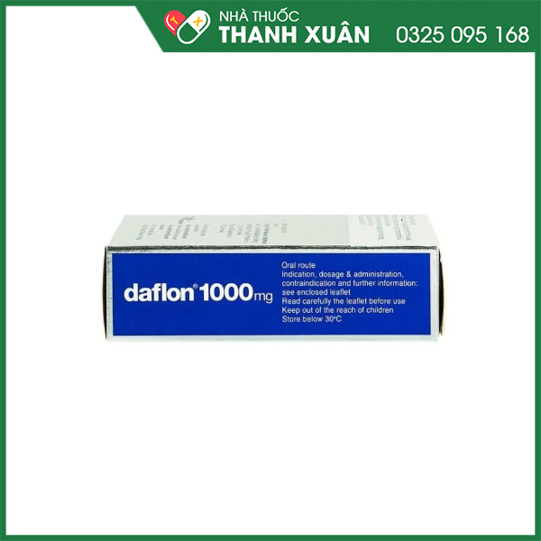 Daflon 1000mg - Điều trị trĩ cấp và suy dãn tĩnh mạch
